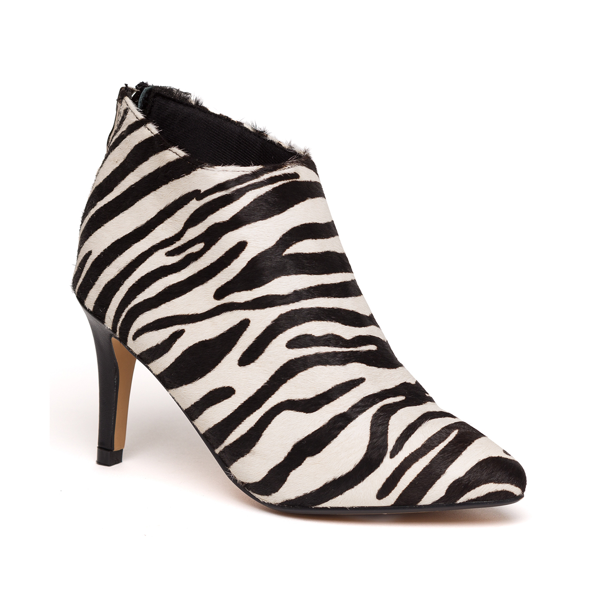 Zebra print clearance booties